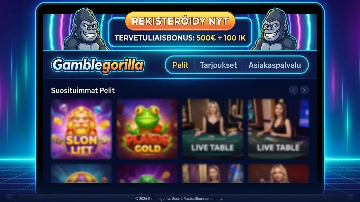 Rekisteröidy bonuksen kanssa